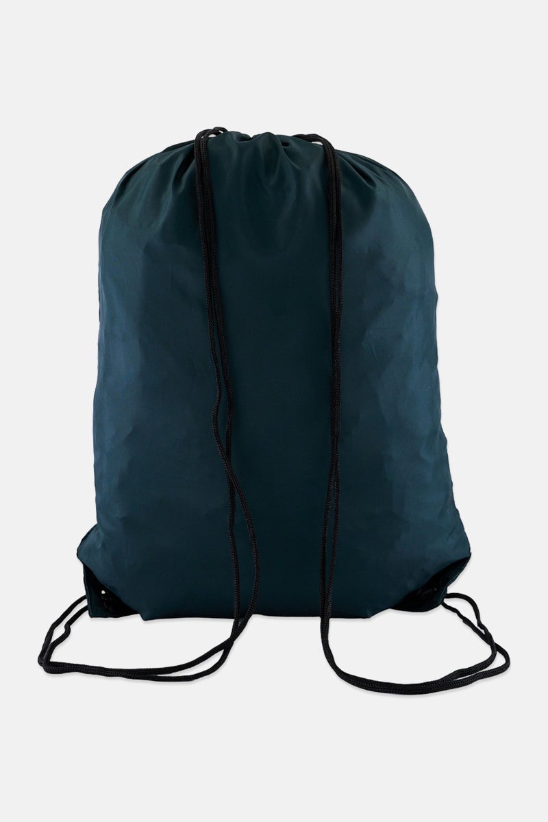 Ellesse Men Brand Logo Drawstring Backpack, Dark Green - Image 3