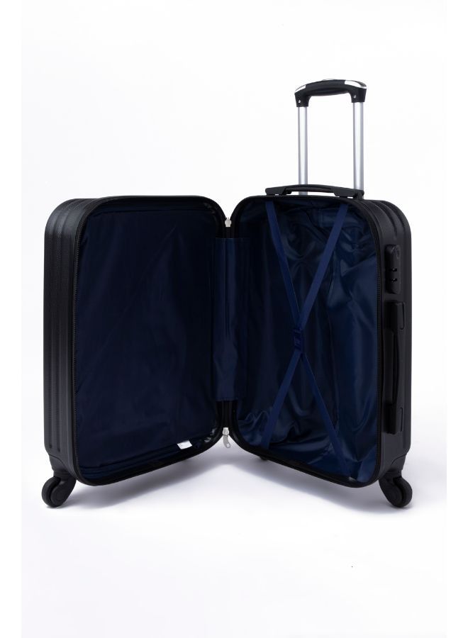 LIMRA Cabin Carry Check-In Luggage Trolley Size 20 inch Black - Image 3