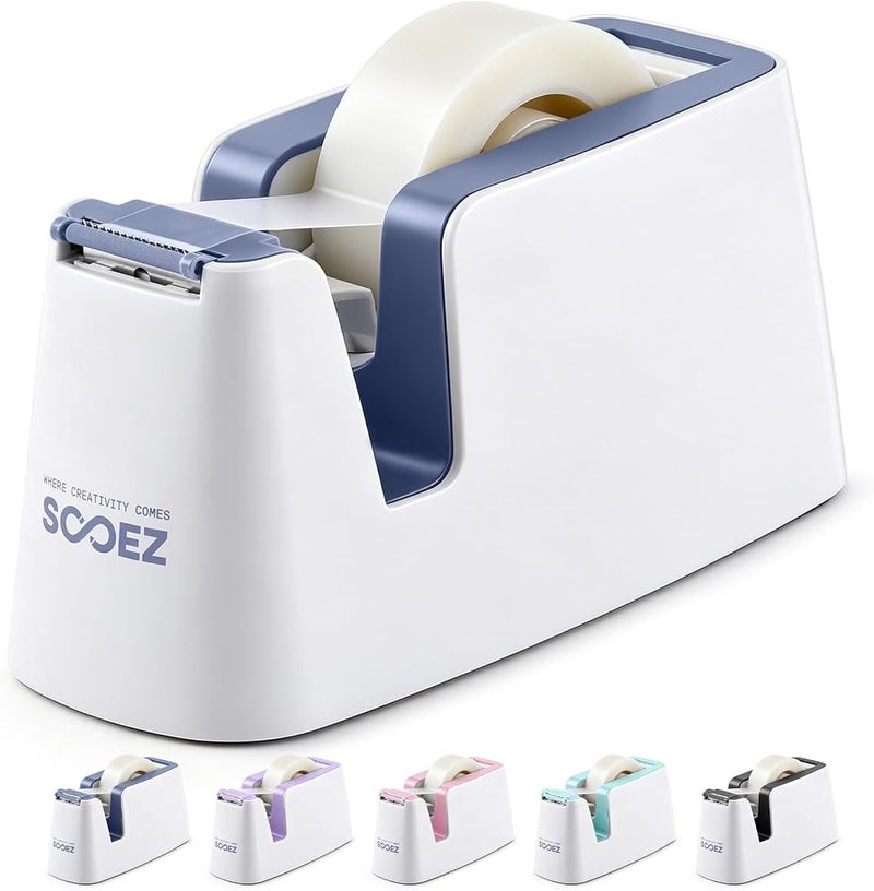 Sooez Aesthetic Tape Dispenser, Tape Holder Cutter, Everyday Desktop Use - Image 1