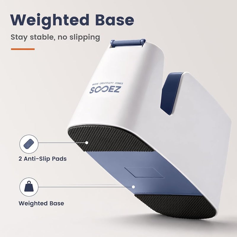 Sooez Aesthetic Tape Dispenser, Tape Holder Cutter, Everyday Desktop Use - Image 4