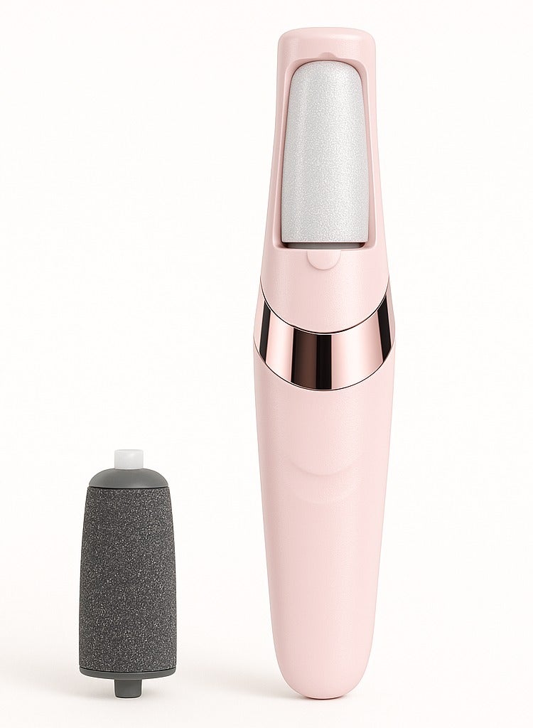 WEIMEI Electronic Pedicure Tool | Rechargeable Callus Remover for Smooth Feet | 2 Speeds, 2 Roller Heads & Built-in LED Light | Portable & Cordless Foot File for Smooth Heels & Feet | At-Home Spa Pedicure Kit - Image 1