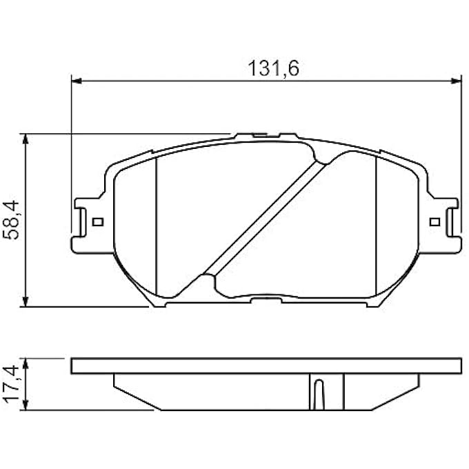 rayihni Bosch 0986494418 Brake Pad Set - Image 5