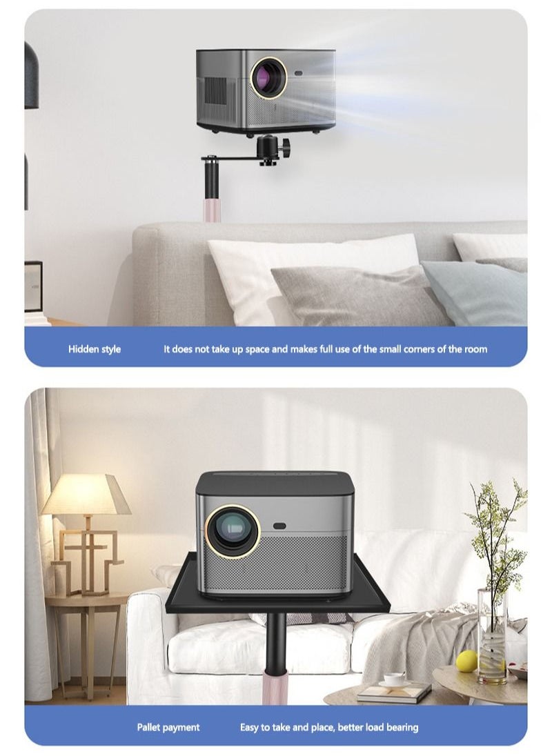 Floor Standing Telescopic Projector Stand with Tray