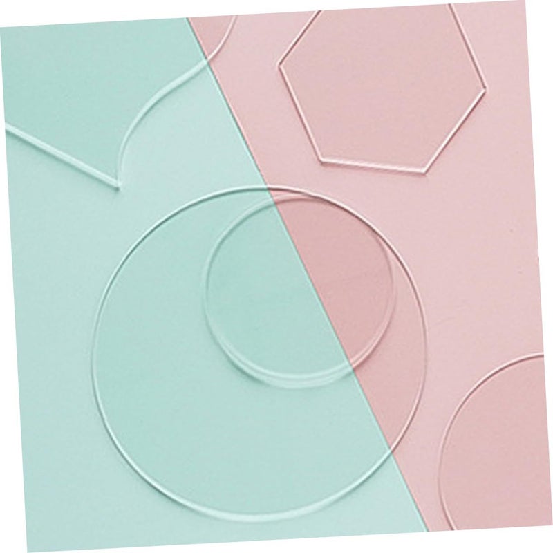 Acrylic Display Boards 3 Pcs DIY Photography Props Lightweight Scratch Resistant Backdrops - Image 4