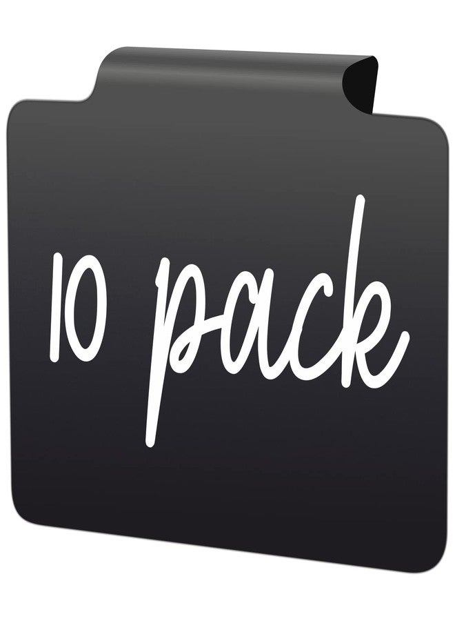 IRICUS Basket Labels Clip On for Pantry Organization and Storage Baskets Bin Labels - Small Chalk Labels for Baskets - Black Bin Clip Labels for Baskets - Chalkboard Basket Tags Dry Erase Bin Labels Clip On - Image 1
