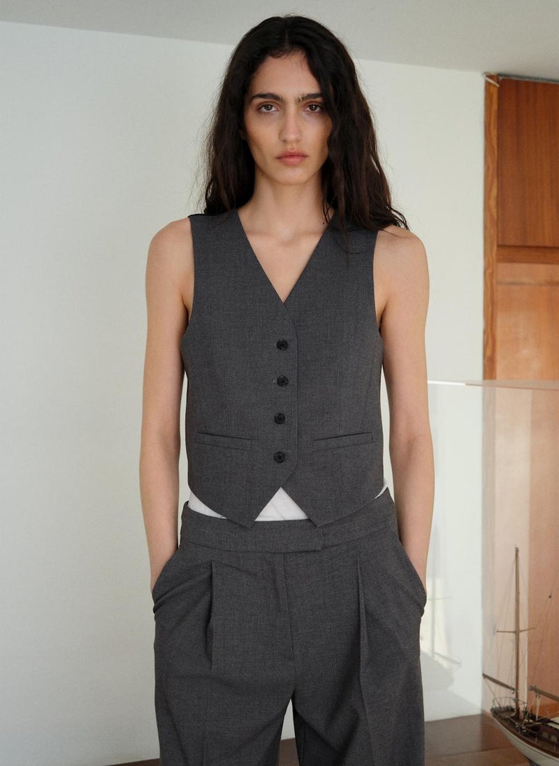 MANGO Casual Avola Waistcoat  - Image 1