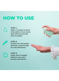 Design.ME Gloss.Me Hair Serum By Designme | Anti Frizz Hair Serum For Women | Argan Hair Serum Adds Shine, Smoothness, & Hydration | Paraben & Sulfate Free Straight, Wavy, Coily, Or Curly Hair Serum, (2.5 Oz)  - Image 1