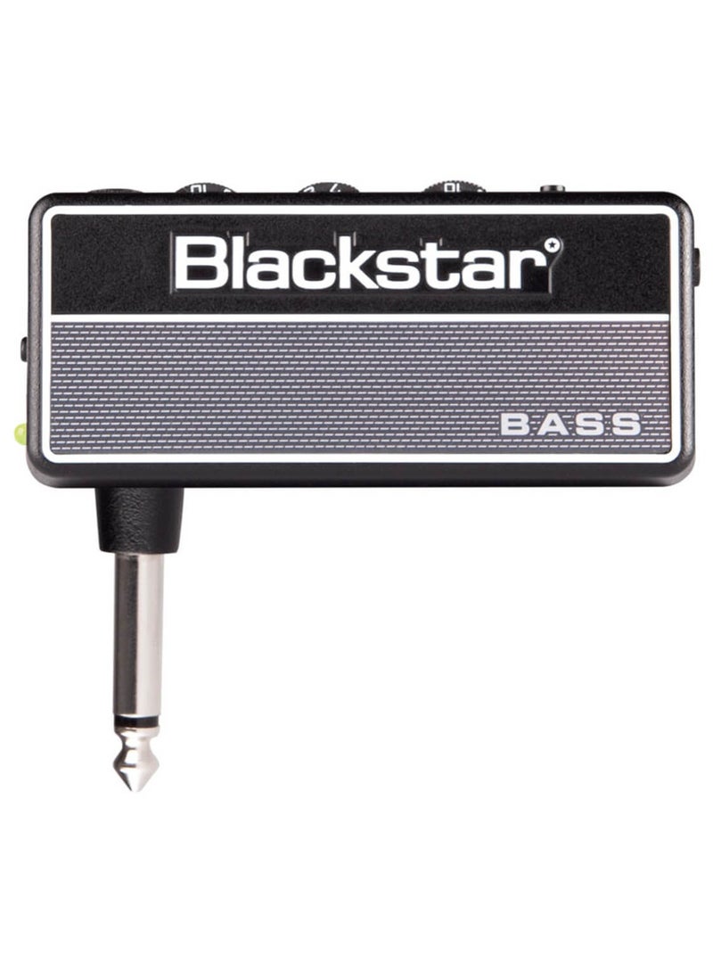 Blackstar مكبر صوت جهير مدمج لسماعات الرأس مزود بثلاثة أصوات و6 حلقات إيقاعية مع إيقاع النقر وعمر بطارية يصل إلى 17 ساعة ومقبس إدخال مساعد لمشغلات الموسيقى - Image 1