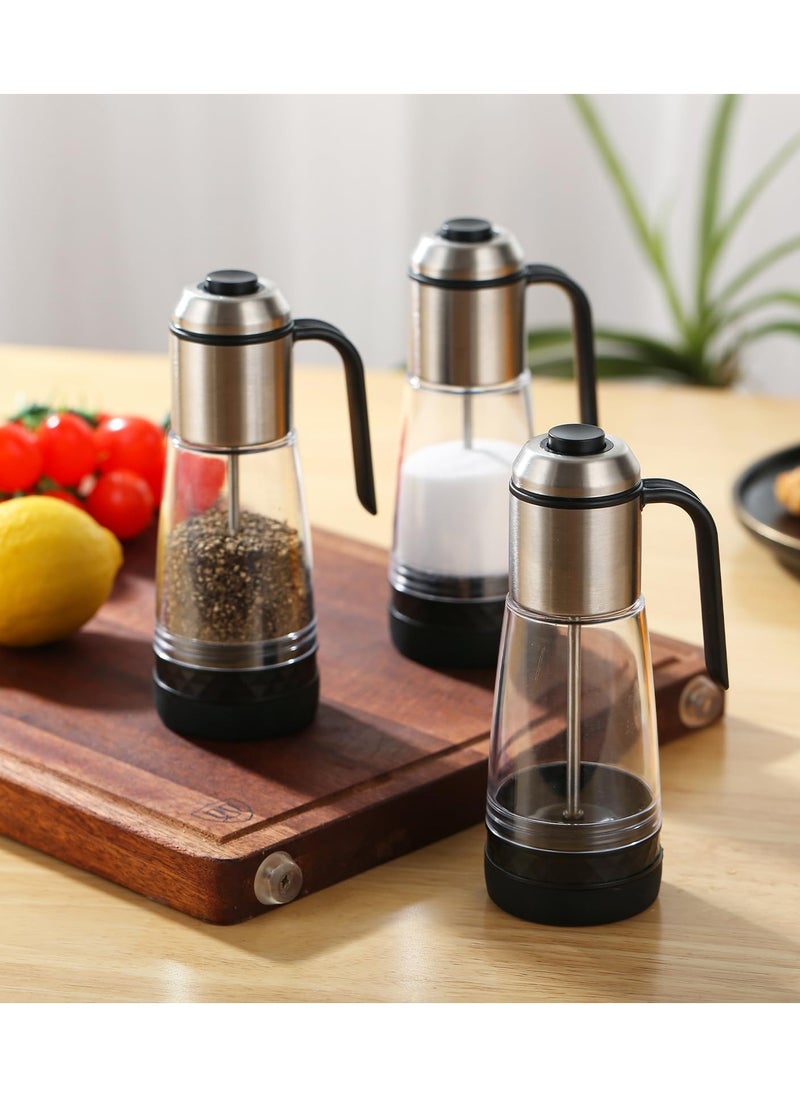 KASTWAVE - Salt and pepper shakers - premeasured salt shaker - 1/8 tsp (0.5g) per press - spice shaker with stainless steel lid, perfect for any powdered spices by Winstar Home Gear - Image 1