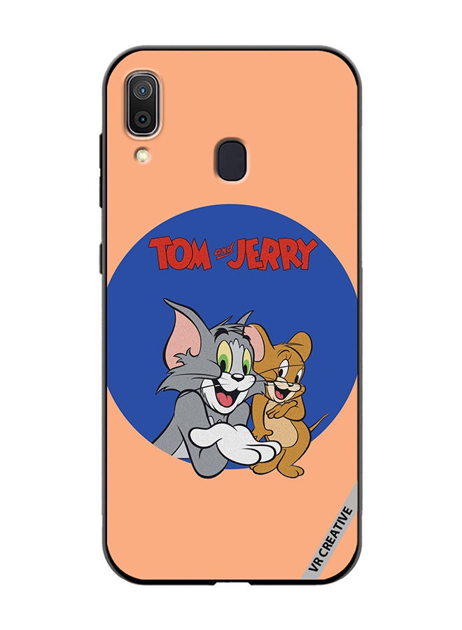 VR CREATIVE Protective Case Cover For Samsung Galaxy A30 Tom And Jerry Design Multicolour - Image 1