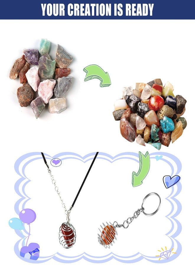Fistone Rock Tumbler Kit - Noise-Reducing Rock Polisher for Kids & Adults | 5-Day Timer | Great STEM Gift for Young Rock Collectors & Geology Enthusiasts - Image 3