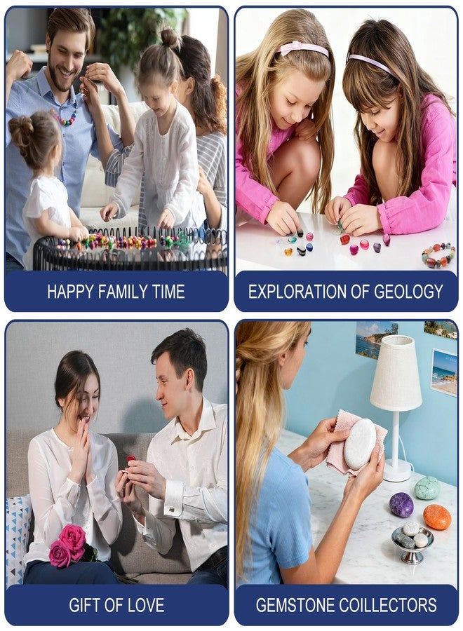 Fistone Rock Tumbler Kit - Noise-Reducing Rock Polisher for Kids & Adults | 5-Day Timer | Great STEM Gift for Young Rock Collectors & Geology Enthusiasts - Image 5