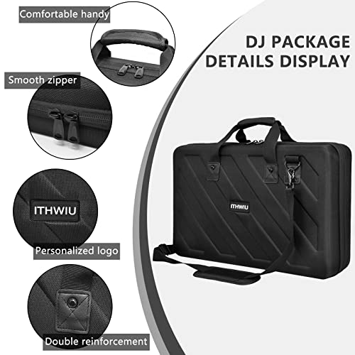 ITHWIU Lightweight Molded Hard Storage Case, Fits for Pioneer DDJ-REV1 SR SR2 RR Denon MC4000 Numark NVII Mixtrack Pro 3 NV Platinum - Image 4