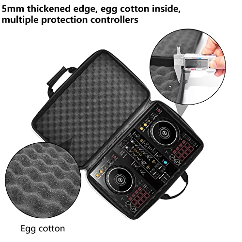ITHWIU Lightweight Molded Hard Storage Case, Fits for Pioneer DDJ-REV1 SR SR2 RR Denon MC4000 Numark NVII Mixtrack Pro 3 NV Platinum - Image 5