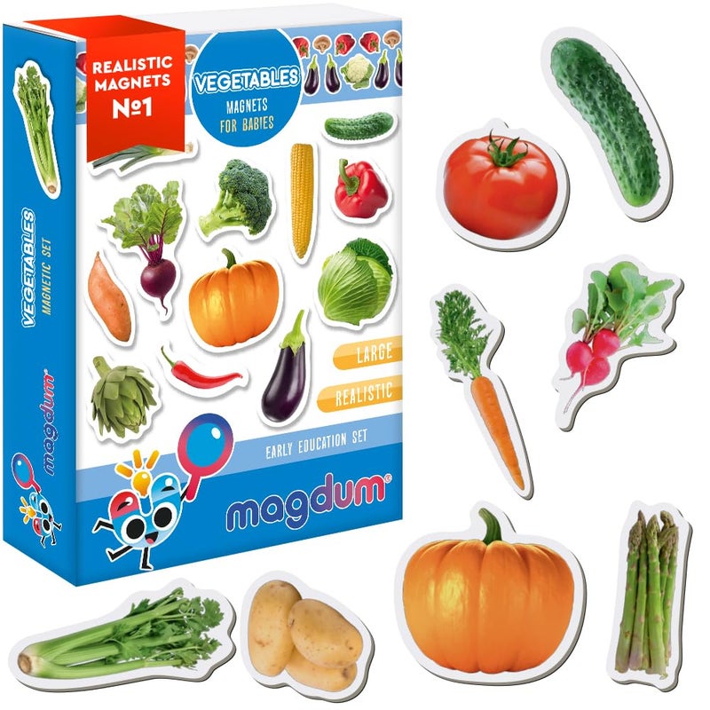 25 Fridge Magnets for Toddlers  Vegetable Kids Magnets for Fridge  Toddler Magnets for Refrigerator  Magnetic Animals  Fridge Magnets for Kids  Animal Magnets  Toddler Fridge Magnets
