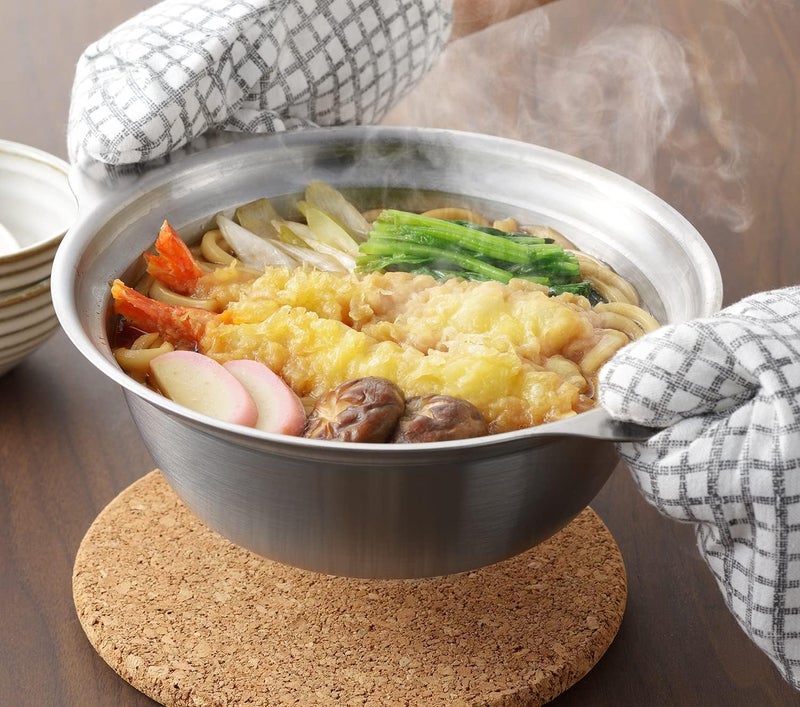 Gyanadh Stainless Steel Round Colander Fine Mesh Food Basket Rice Pasta Noodles Spaghetti Vegetables Metal Kitchen Cooking Washing Fruit Bowl Tool Easy Clean Dish Drainer - Image 4