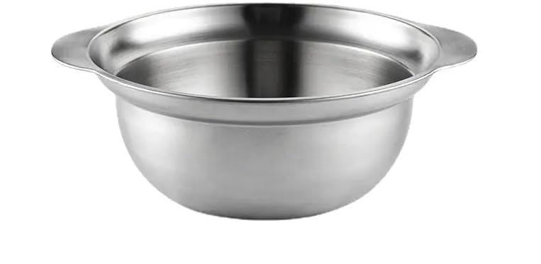 Gyanadh Stainless Steel Round Colander Fine Mesh Food Basket Rice Pasta Noodles Spaghetti Vegetables Metal Kitchen Cooking Washing Fruit Bowl Tool Easy Clean Dish Drainer - Image 1