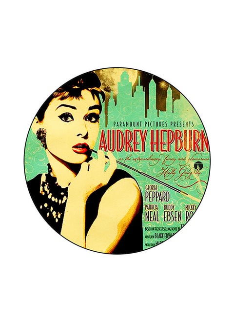 Audrey Hepburn Printed Mouse Pad Multicolour