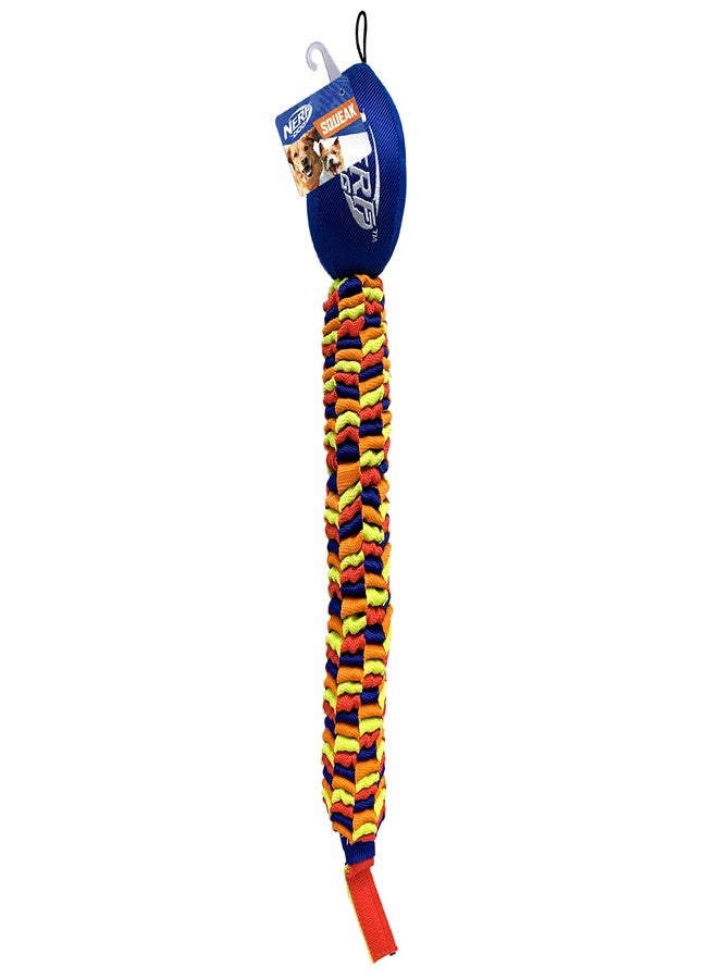 Nerf Dog 25in Rainbow Vortex Chain Tug - Blue/Green/Orange/Red - Image 1