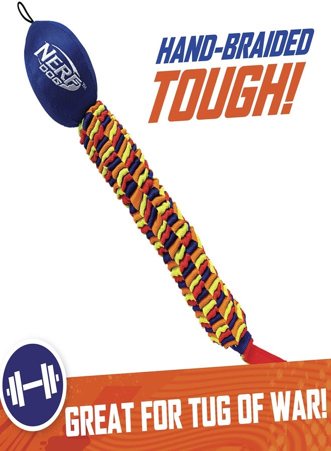Nerf Dog 25in Rainbow Vortex Chain Tug - Blue/Green/Orange/Red - Image 3