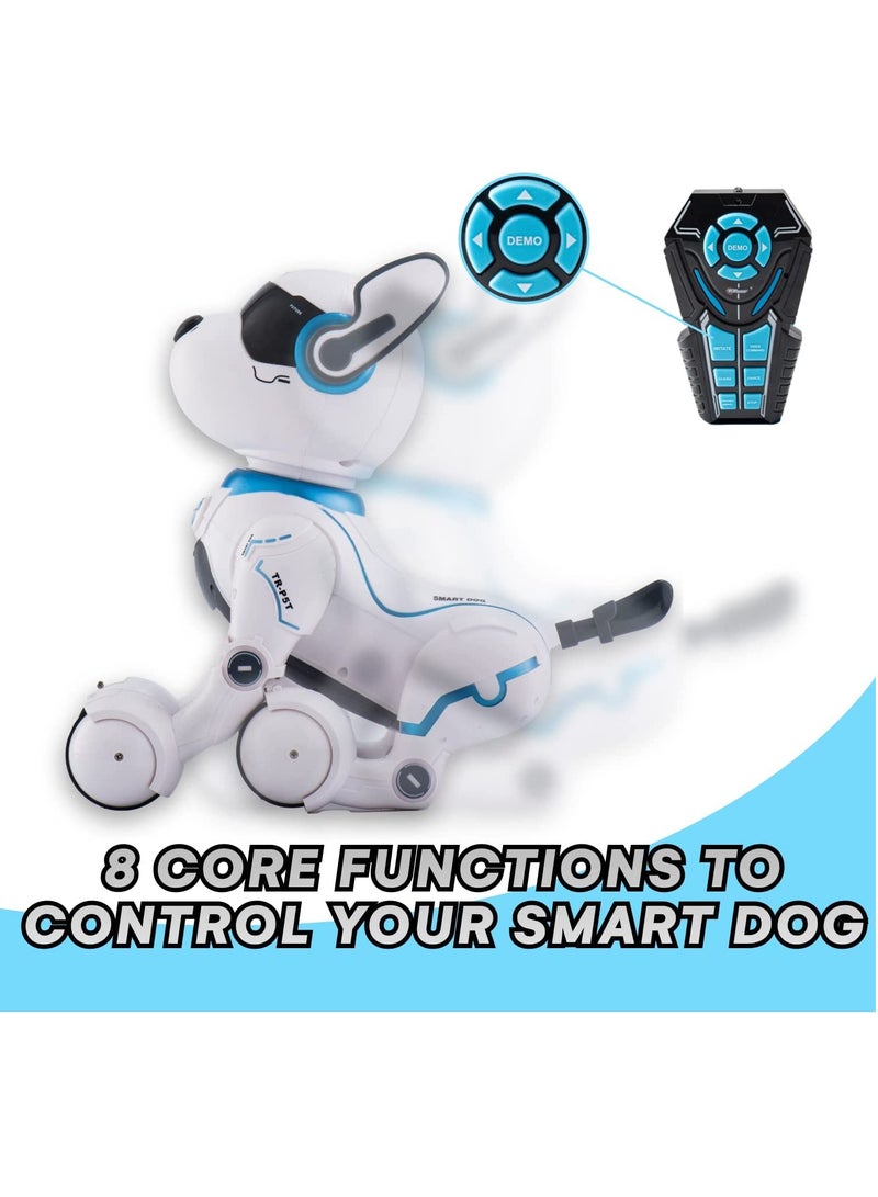 Excefore Remote Control Robot Dog Toy with Touch Function and Voice Control Rc Dog Robots Toys for Kids 3 - 10 Year Old and up Smart and Dancing Robot Toy Imitates Animals Mini Pet Dog Robot - Image 3