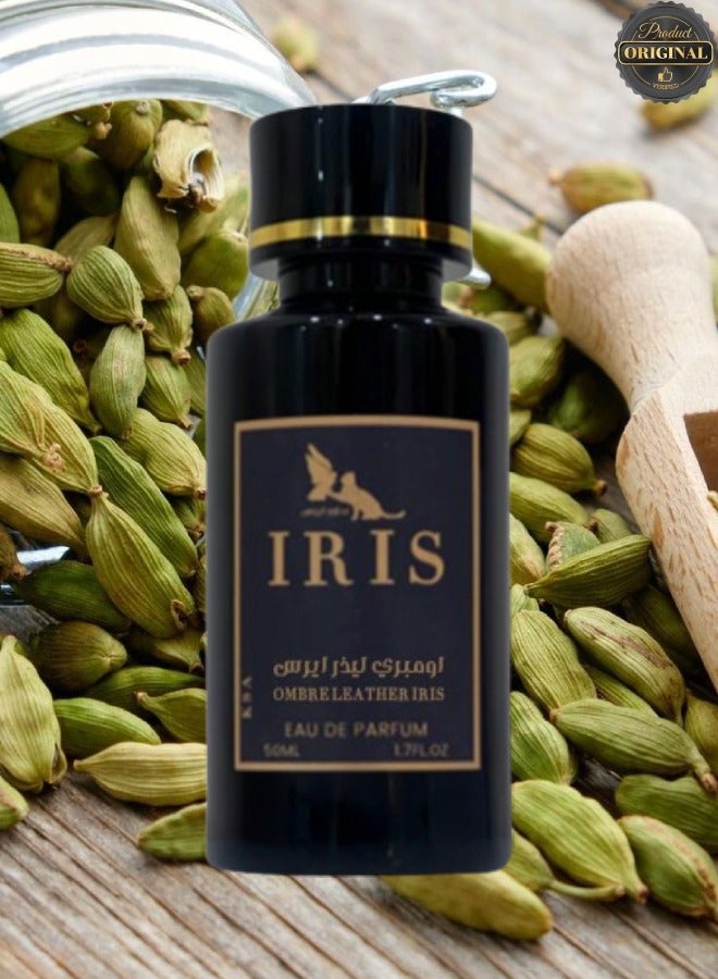 IRIS 10 Pieces Ombre Leather Iris Perfume 50ML - Image 2