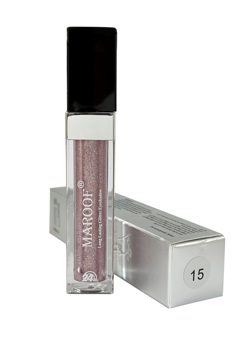 MAROOF Long Lasting Glitter Eyeshadow by Maroof - 15 Purple Glamour - Image 2