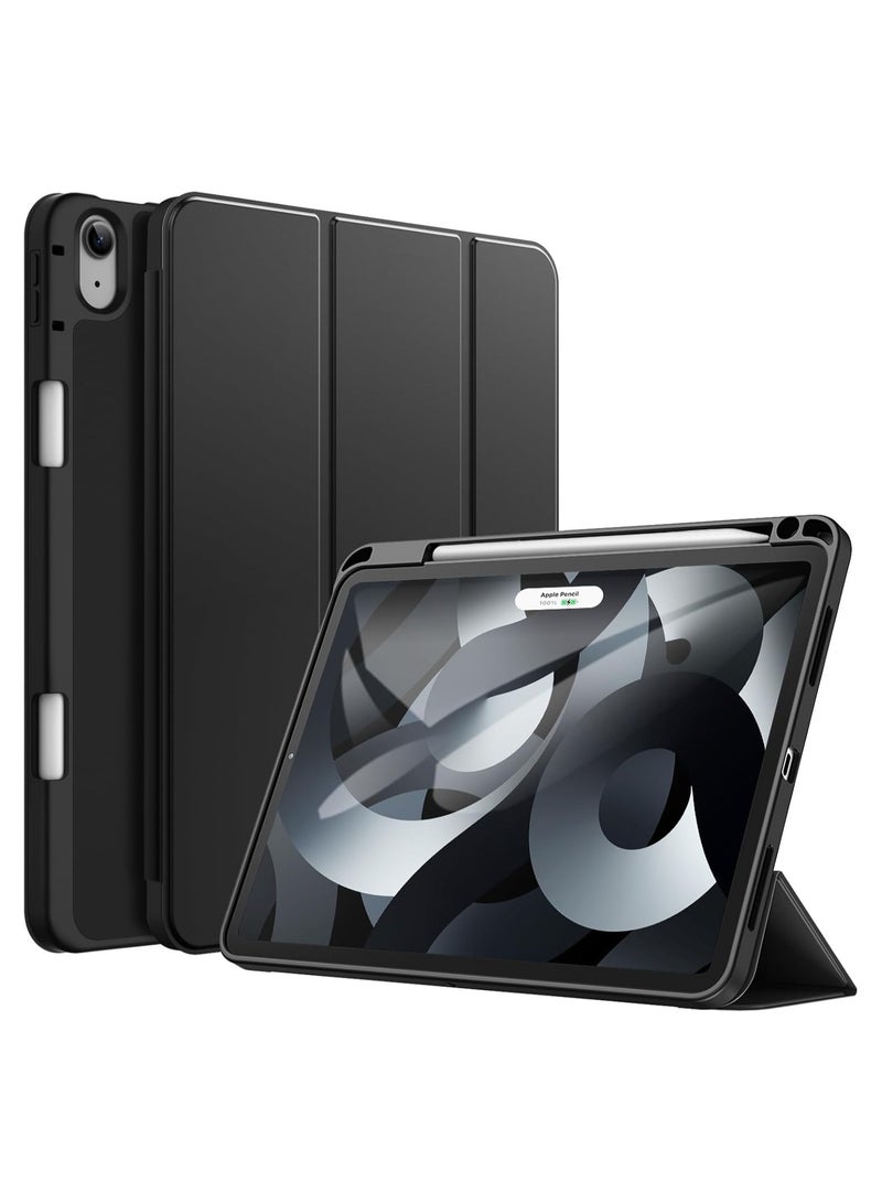 DUSALA iPad Air 11-inch M2 2024 6th Generation Case with Pencil Holder Silicone Magnetic Cover Slim Tablet Cover for iPad Air 11 inch M2 6th Generation - Image 1