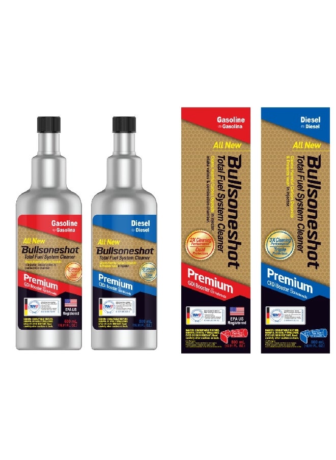 Bullsone Effective Deposits Removal Engine Fuel System Cleaner 500 ml 