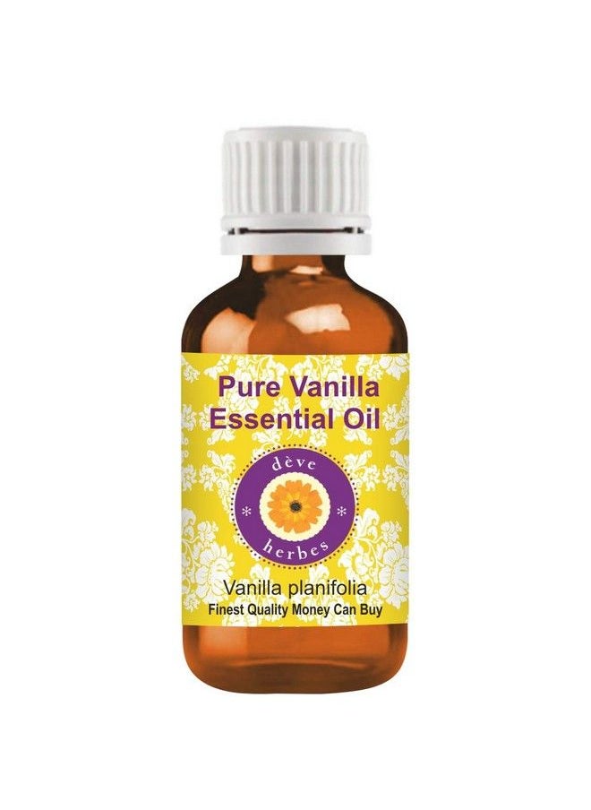 Deve Herbes - Pure Vanilla Essential Oil (Vanilla Planifolia) Steam Distilled 10Ml - Image 1
