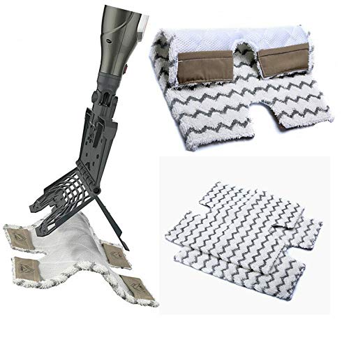 ConPus 2 Pack Replacement Steam Mop Pads for Shark Lift-Away Pro Steam Pocket Mop S3973 S3973D S3973WM & Genius Steam Pocket Mop S5002Q S5003A S5003D S6001W S6001WM S6002 S6002C S6003D S600W - Image 2