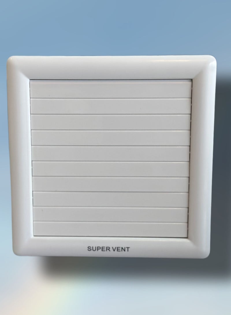 Super Vent 6 INCH FULL PLASTIC, ABS MATERIAL, WINDOW MOUNTED ELECTRIC AUTO SHUTTER - Image 2