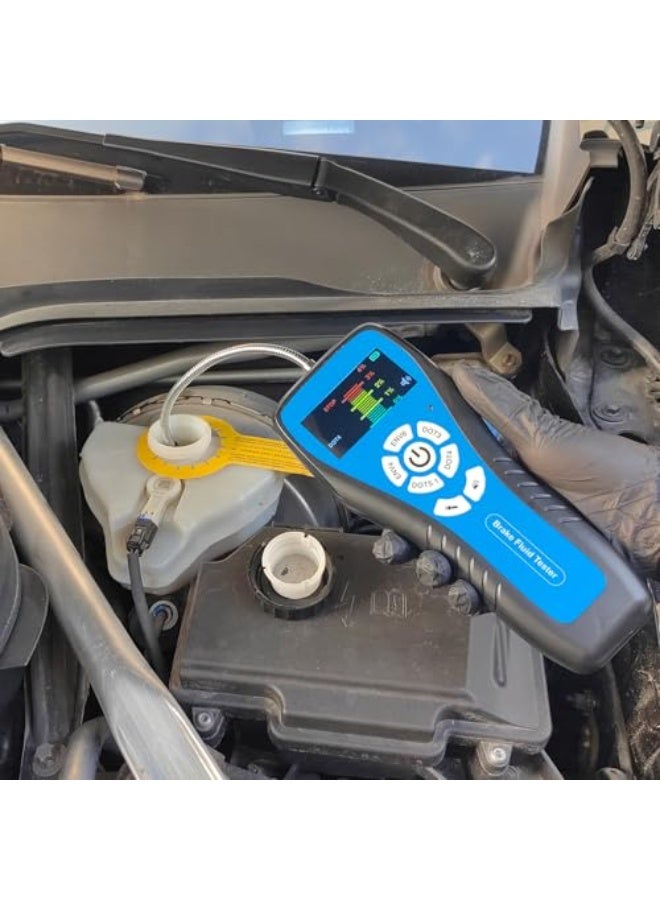 Pepisky Brake Fluid Tester, High Precision Car Brake Fluid with Color LCD Screen ble Alarm DOT3 DOT4 DOT5.1 ENV4 ENV6 Tester - Image 4