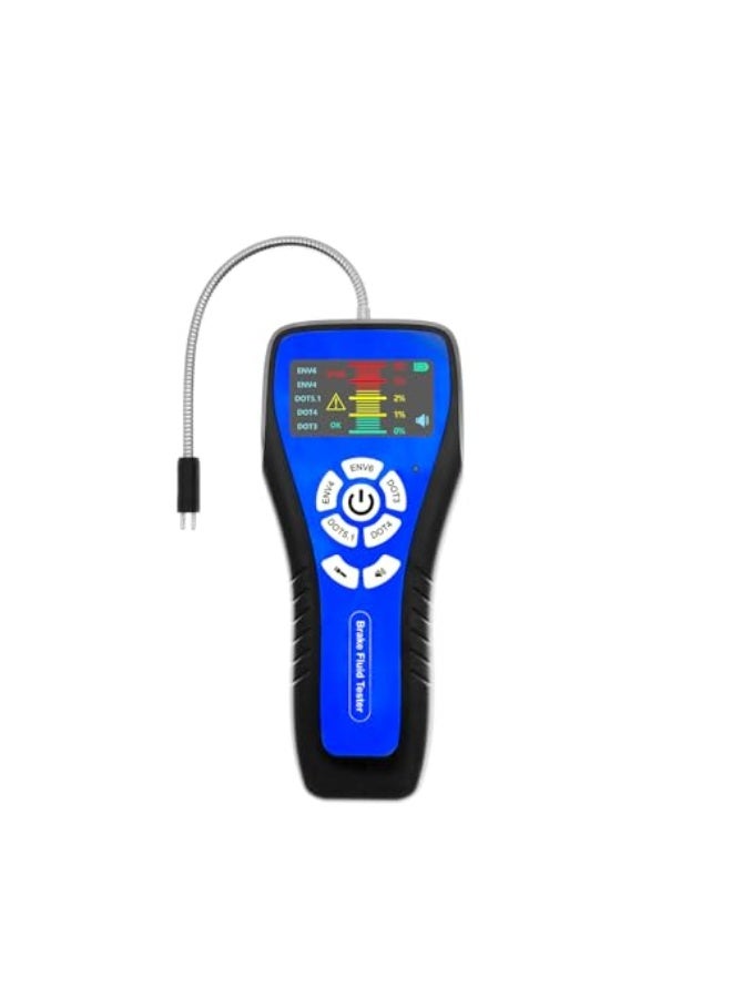 Pepisky Brake Fluid Tester, High Precision Car Brake Fluid with Color LCD Screen ble Alarm DOT3 DOT4 DOT5.1 ENV4 ENV6 Tester - Image 1