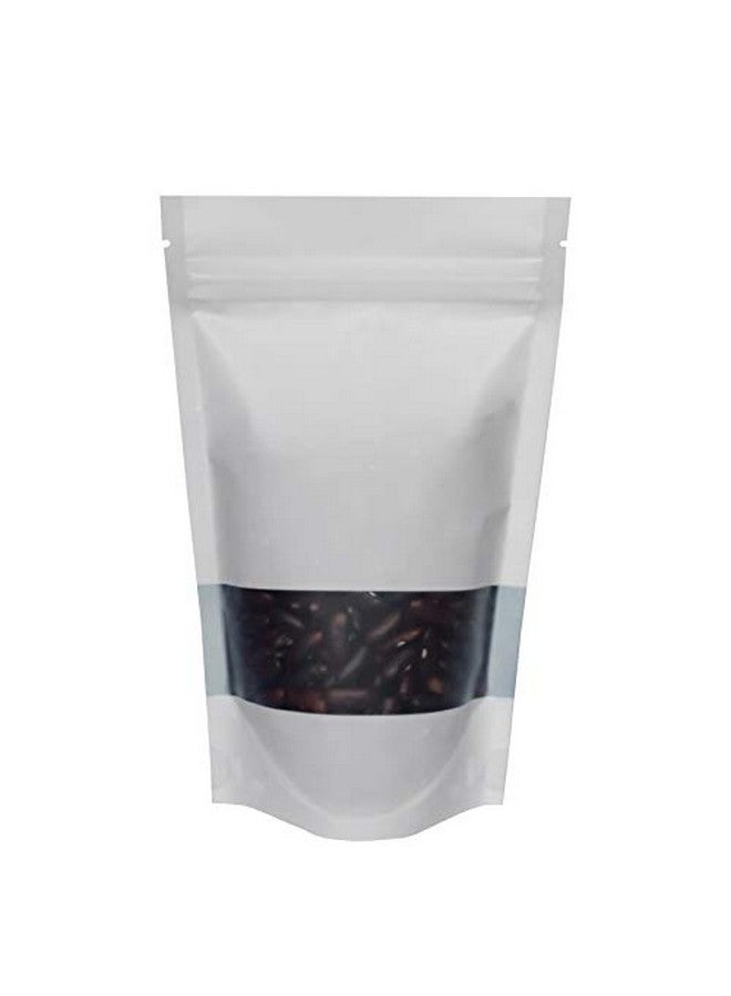 Deera DEERA Stand Up Ziplock Reusable Airtight Polyester Storage Pouch (Matte White)(120mmX200mm)(Pack of 100)  - Image 3
