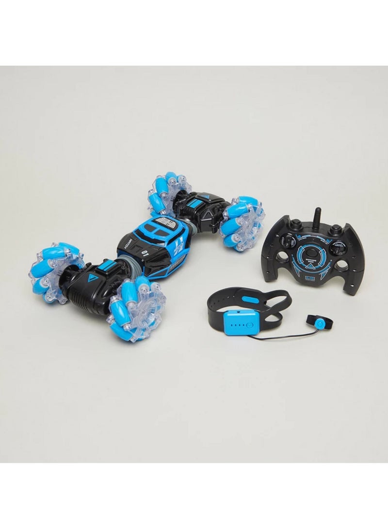 Rc Stunt Car 4Wd Watch Gesture Sensor Control Deformable Electric Toy - Image 2