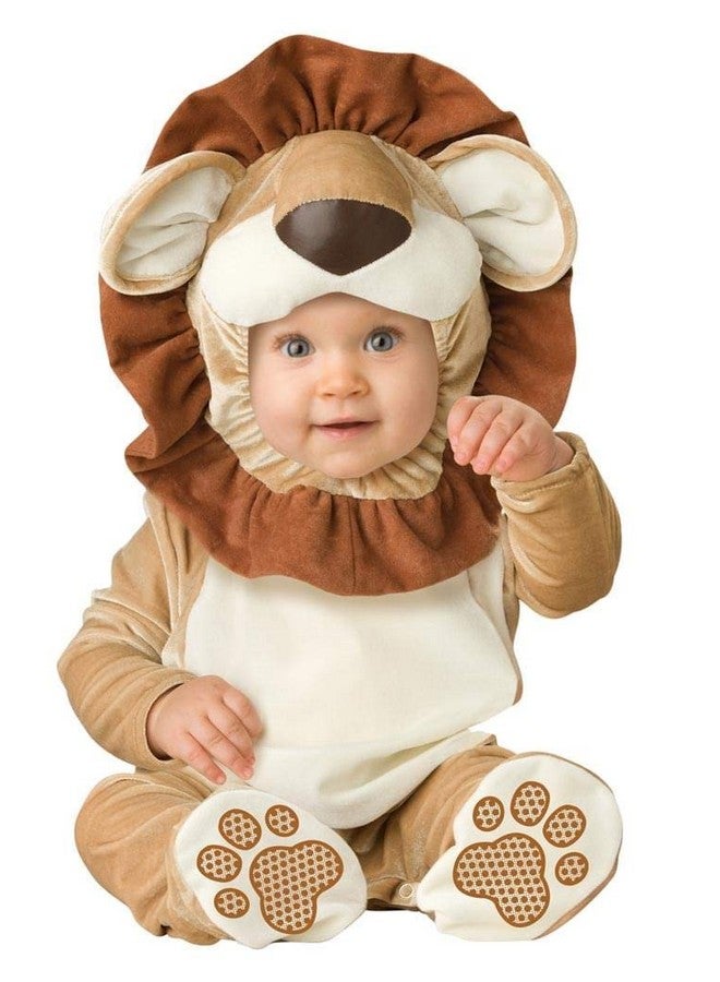 Fun World Incharacter Costumes Baby's Lovable Lion Costume, Brown/Tan/Cream, Small,cotton, polyester blend material - Image 2