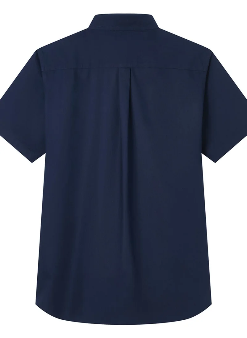 GIORDANO  Men’s Regular Fit Wrinkle‑Free Short Sleeve Oxford Shirt for Men | Best Price UAE