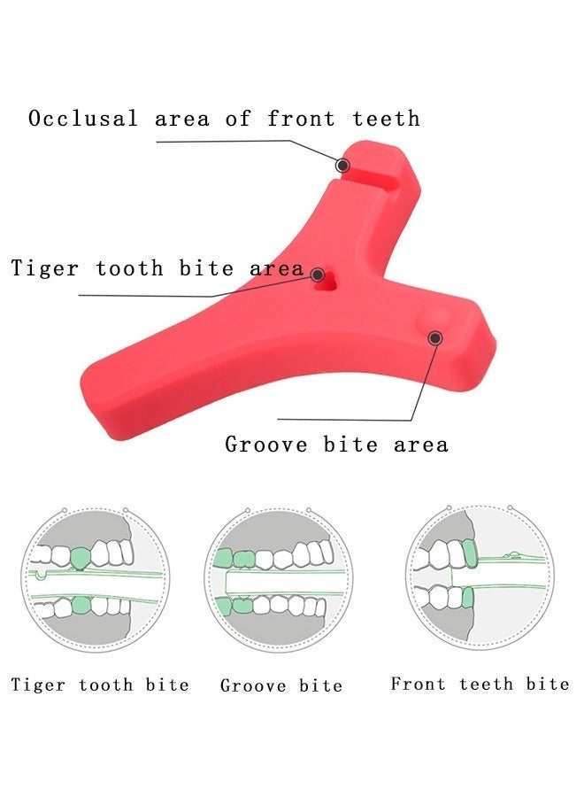 Realfrog Y-Shaped Aligner Chewies for Invisalign Trays Aligner Trays Seater Teeth Chewies for Orthodontic (Soft) - Image 3