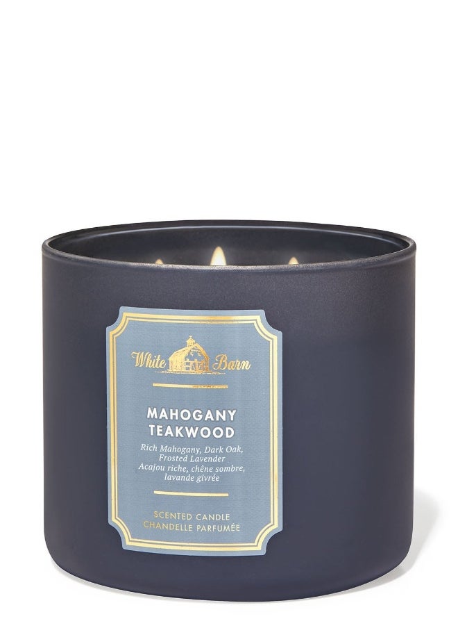 Bath & Body Works Mahogany Teakwood Intense 3-Wick Candle 