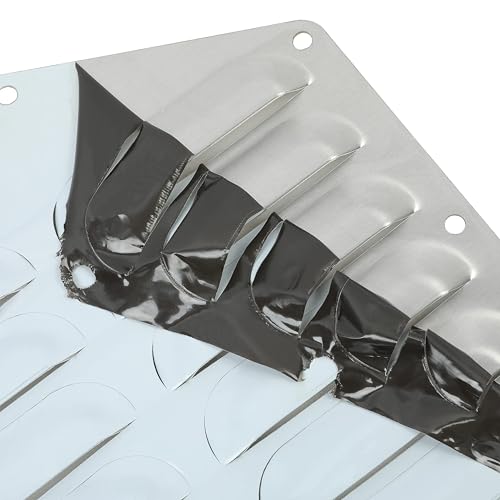 ECOTRIC Aluminum Louver Hood Vent Compatible with 1984-2001 Jeep XJ Cherokee/ 1986-1992 Jeep Comanche Cooling Panels Pair Kit Bolt On - Image 5