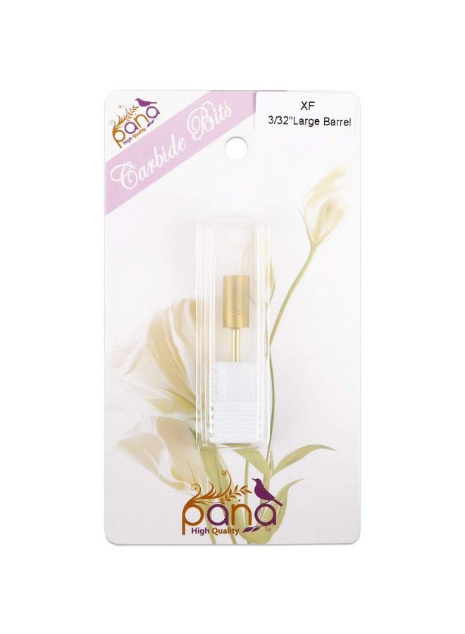 Pana 332" Shank Size Flat Top Large Barrel Gold Carbide Extra Fine Grit Nail Drill Bit For Efile Nail Drills - Image 4