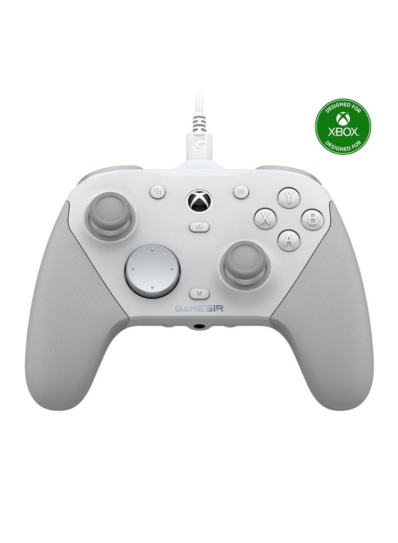 جيم سير جهاز التحكم السلكي GameSir G7 Pro لجهاز Xbox Series X|S، Xbox One، جهاز تحكم لاسلكي للكمبيوتر وAndroid مع عصي TMR، زنبركات هول التناظرية، معدل استقصاء 1000Hz، مقبس صوت 3.5mm - أبيض - Image 1