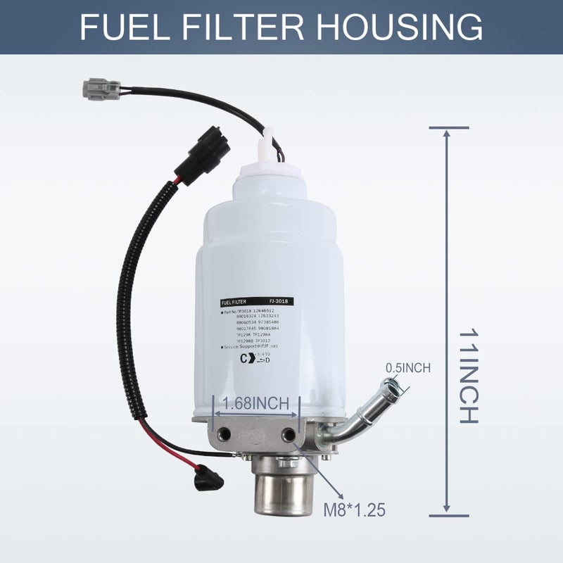 BUSIDN TP3018 Fuel Filter with Head Assembly for 6.6L Duramax - Replacement for Chevy Silverado & GMC Sierra 2005-2012 - Image 3