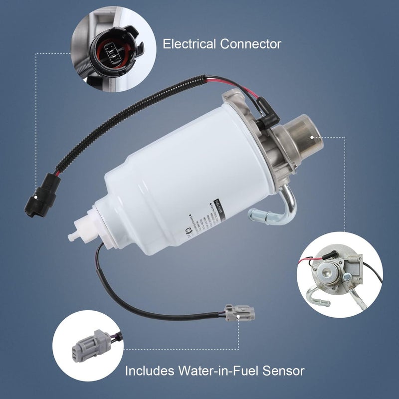 BUSIDN TP3018 Fuel Filter with Head Assembly for 6.6L Duramax - Replacement for Chevy Silverado & GMC Sierra 2005-2012 - Image 2