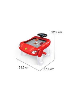 Toy Box Baby Musical Steering Wheel Toy Simulated Driving Racing Car Game with Sound  - Image 2