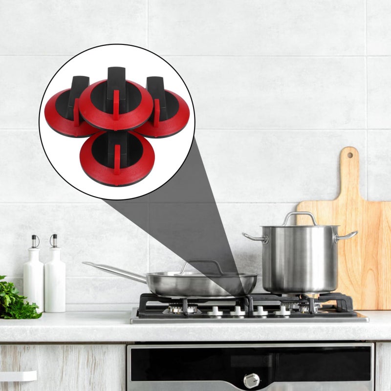 4Pcs Gas Stove Replacement Knobs Easy to Operate Sturdy Control Accessories for Home and Restaurant Use - Image 5