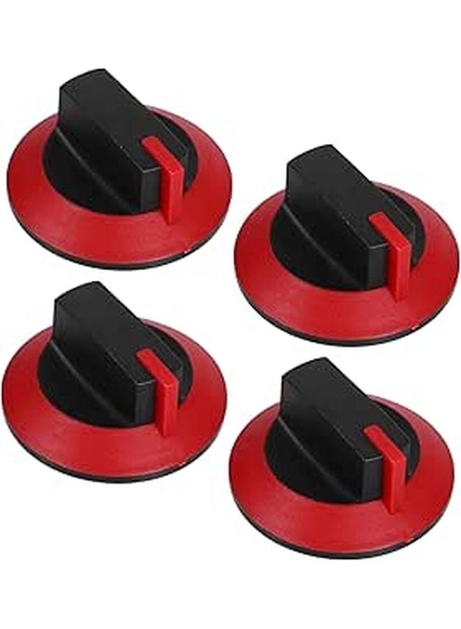 4Pcs Gas Stove Replacement Knobs Easy to Operate Sturdy Control Accessories for Home and Restaurant Use - Image 1
