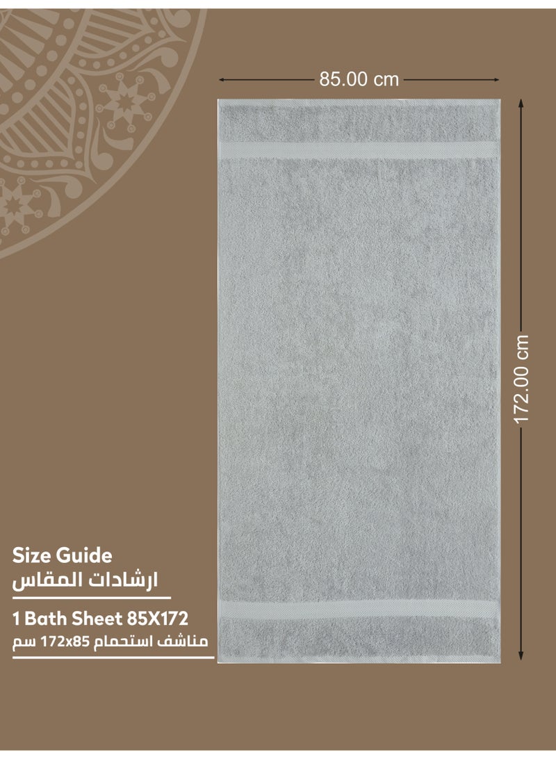 دوناتيلا منشفة حمام فاخرة من القطن المشط %، قطعة واحدة، مقاس كبير  ×  سم،  جرام، عالية الامتصاص، سريعة الجفاف، أفضل منشفة للحمام والسبا والفندق - Image 2