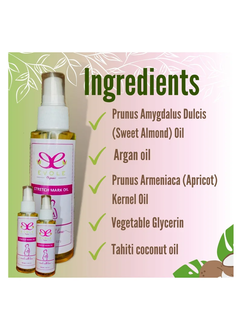 EVOLE EVOLE oil to remove stretch marks caused by pregnancy 100ml